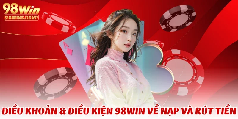 Điều khoản & điều kiện 98win về nạp và rút tiền