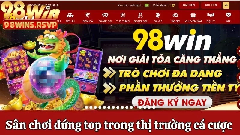 Sân chơi luôn đứng top trong thị trường cá cược